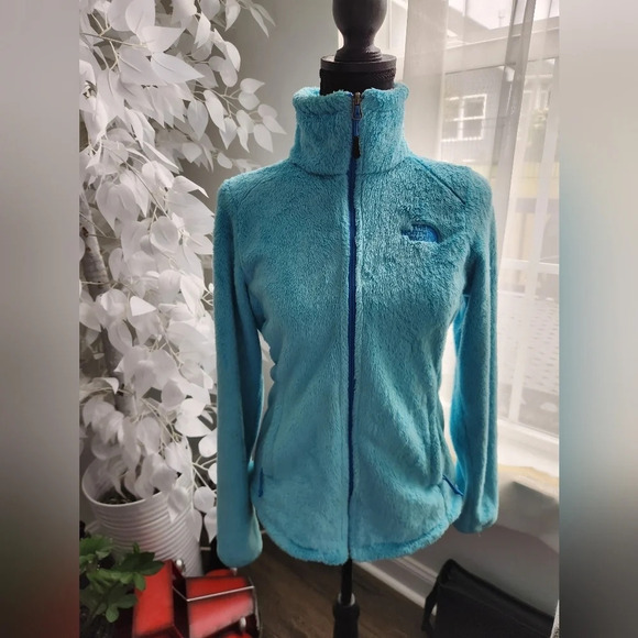The North Face Osito Aqua Fleece Zip-Up Jacket Womens Small - Picture 5 of 13